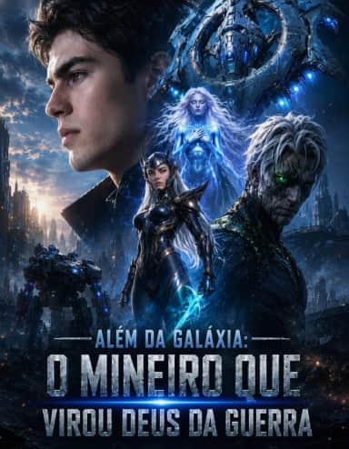 Capa do mini dorama Além Da Galáxia: O Mineiro Que Virou Deus Da Guerra